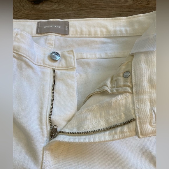 Everlane Mid Rise Skinny Jeans White Woman’s 28 - Picture 7 of 9